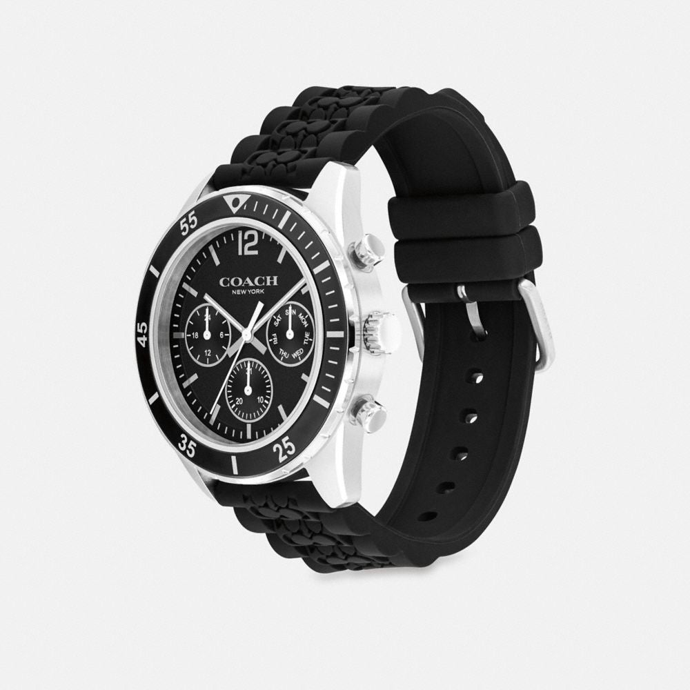 Coach Cole Watch, 44 Mm Black