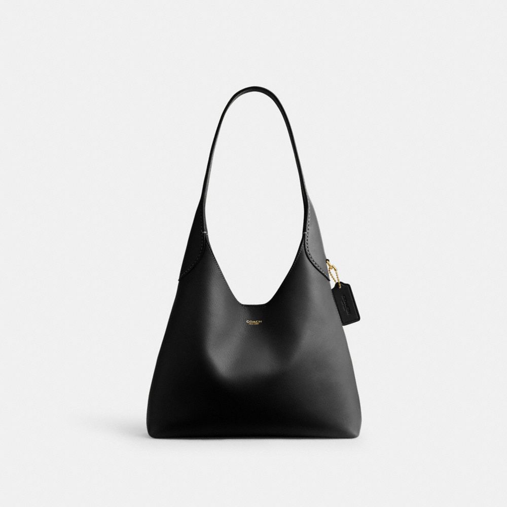 Coach Brooklyn Shoulder Bag 28 Brass Black