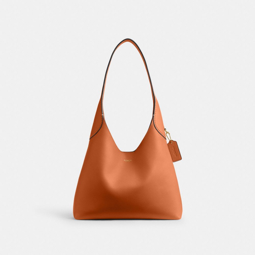 Coach Brooklyn Shoulder Bag 28 Brass Toffee