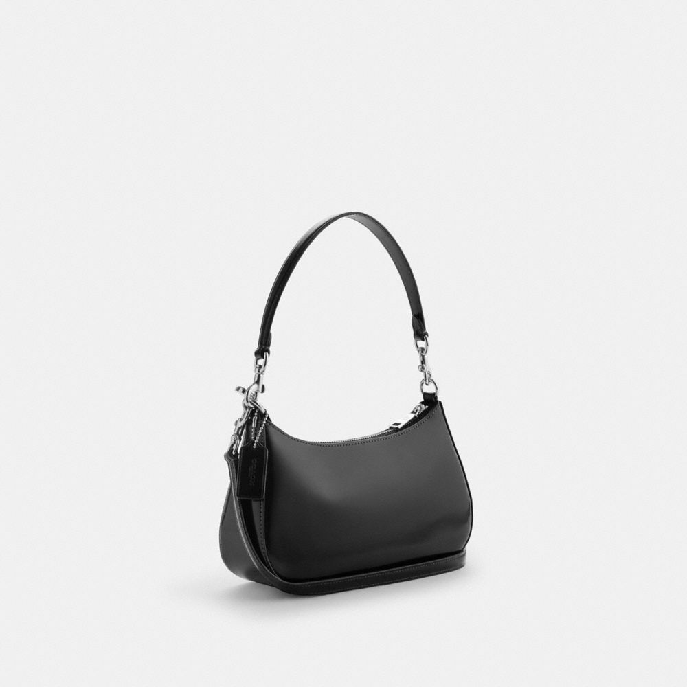 Coach Teri Shoulder Bag Silver Black