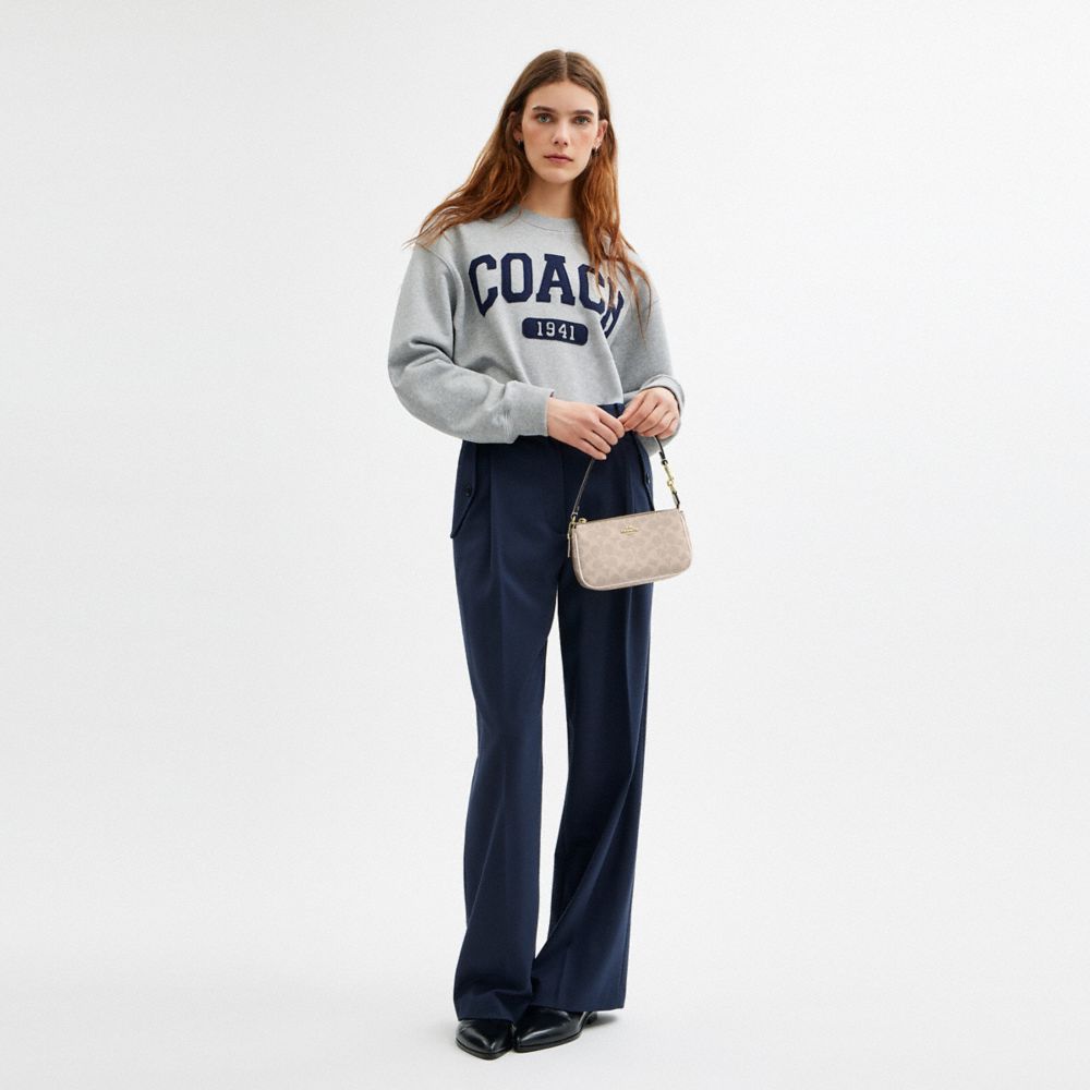 Coach Nolita 19 In Signature Canvas Gold Sand Chalk