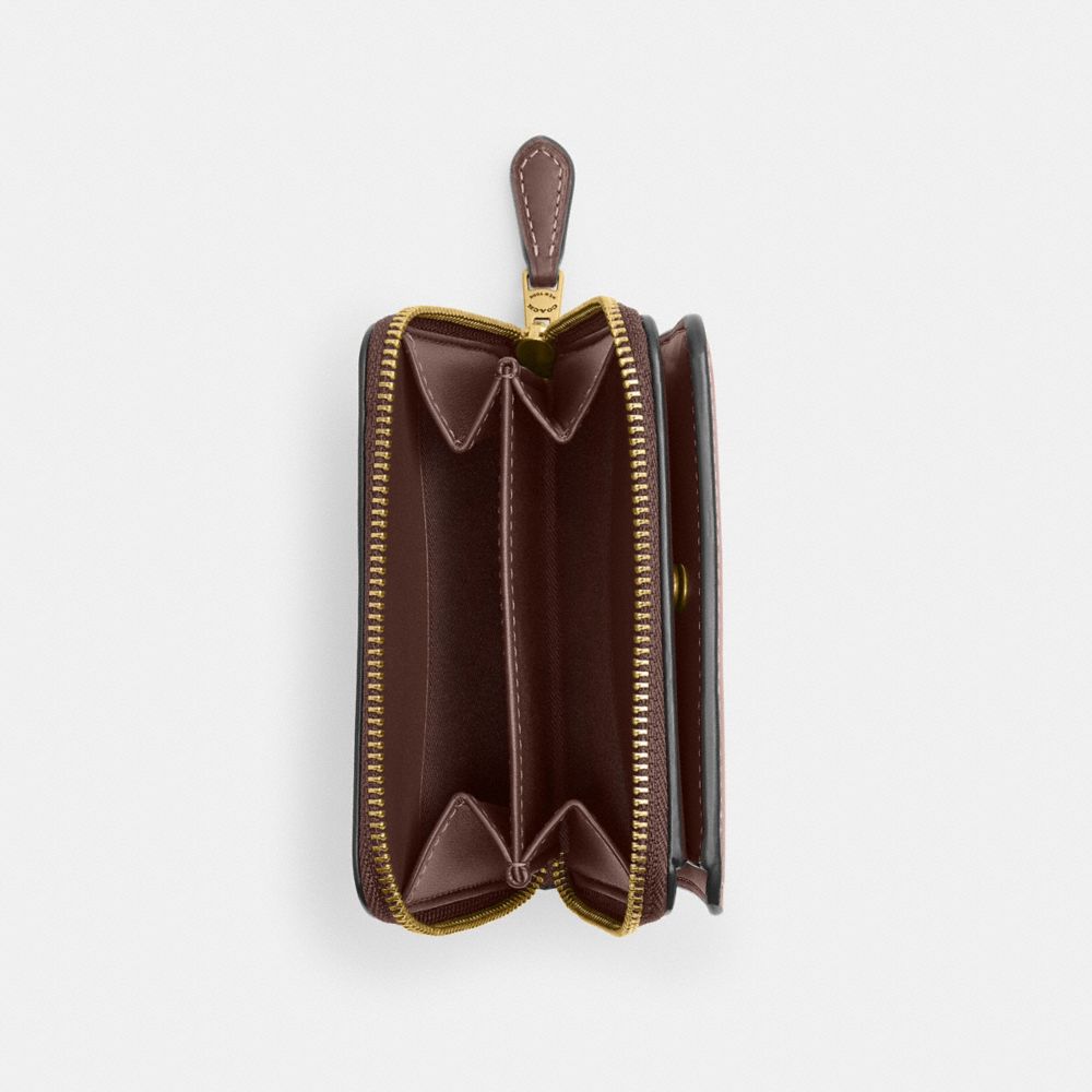 Coach New York Billfold Wallet Brass Maple