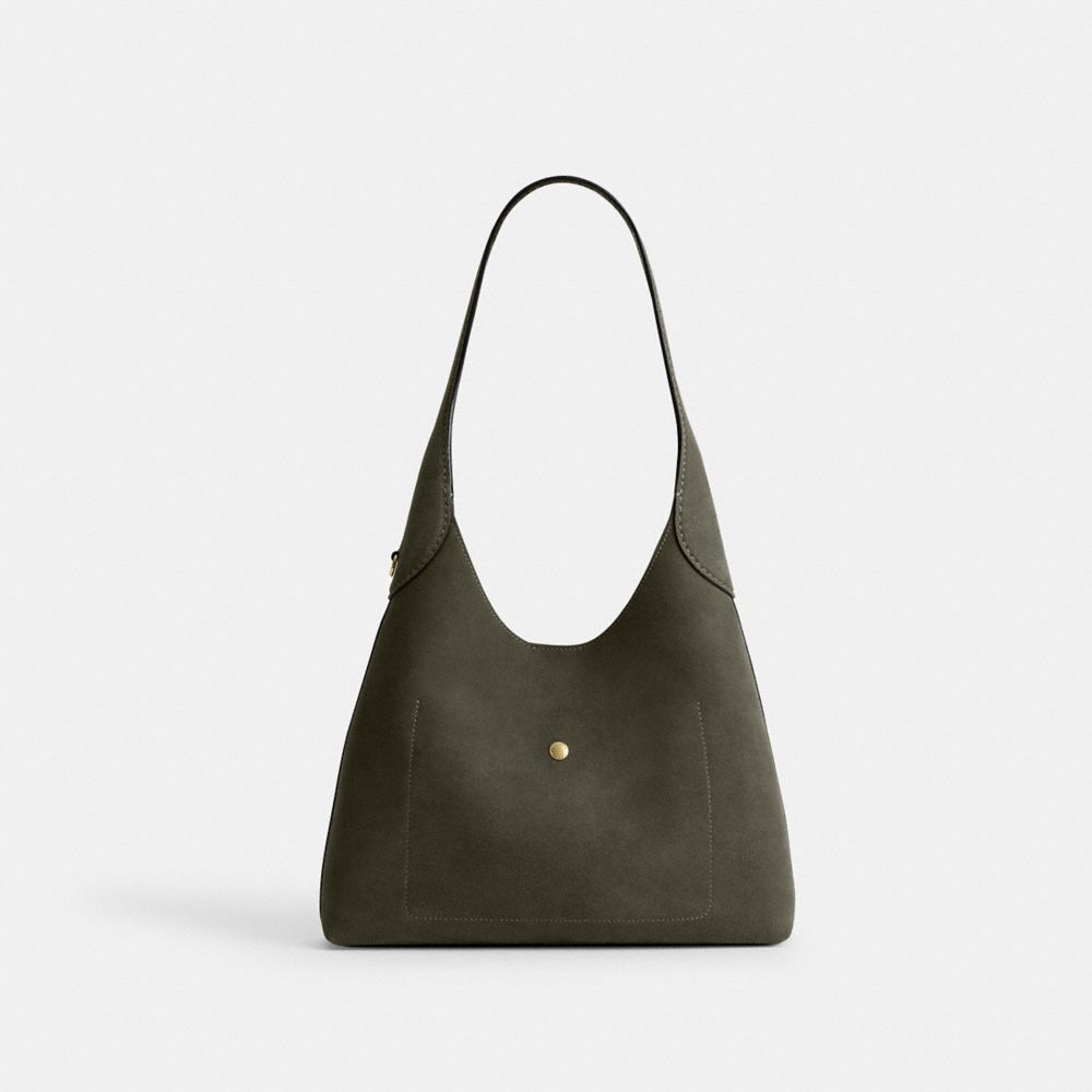 Coach Brooklyn Shoulder Bag 28 Brass Olive