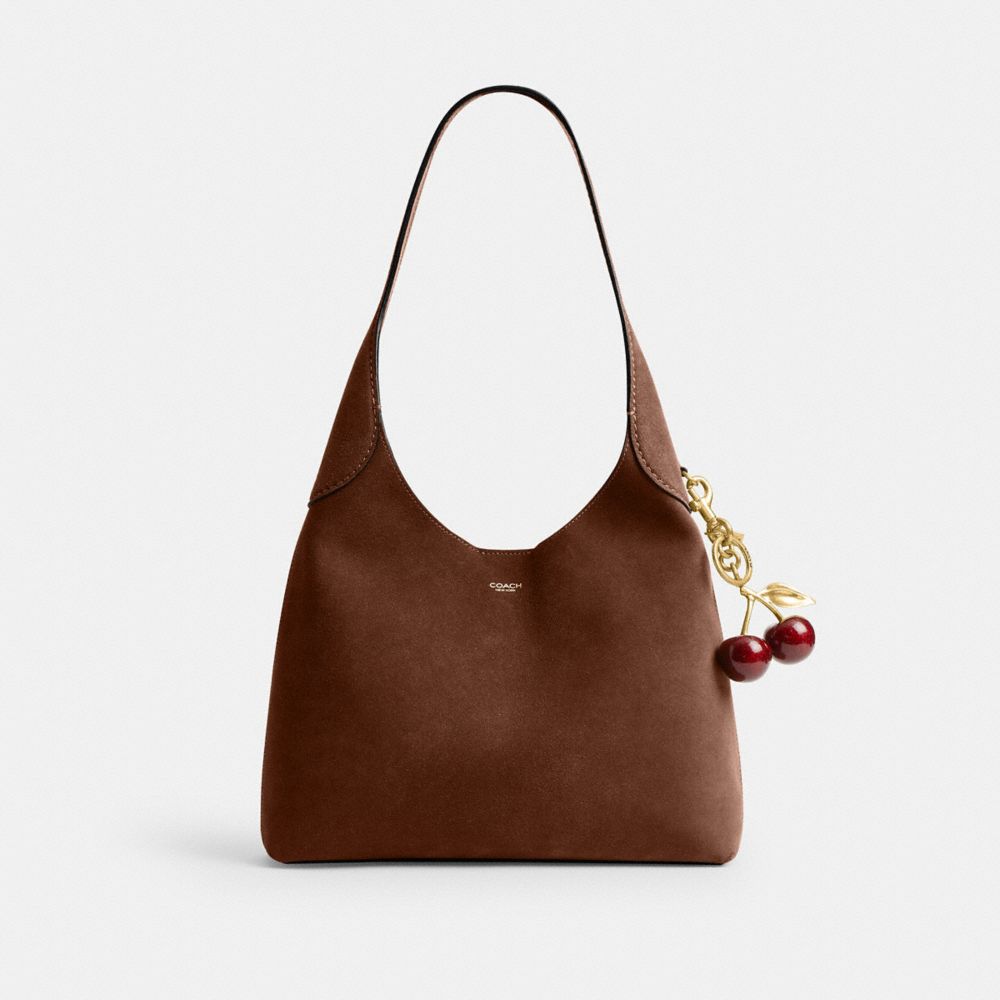 Coach Brooklyn Shoulder Bag 28 Brass Warm Brown