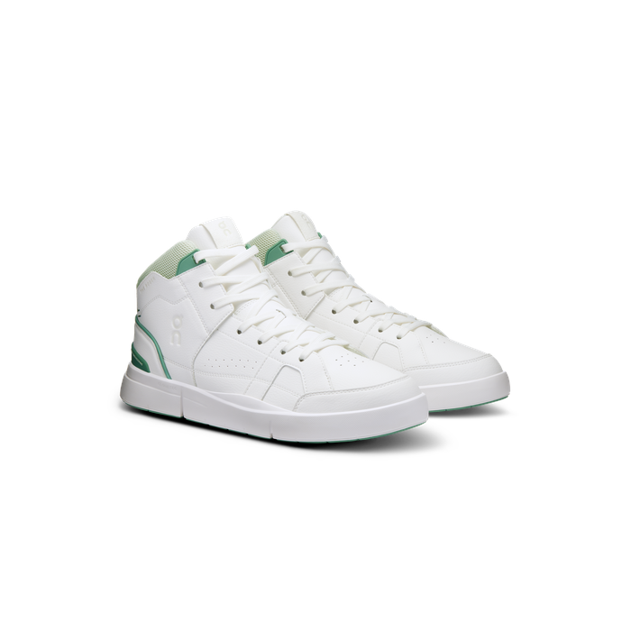 ON Running Men's THE ROGER Clubhouse Mid White | Green