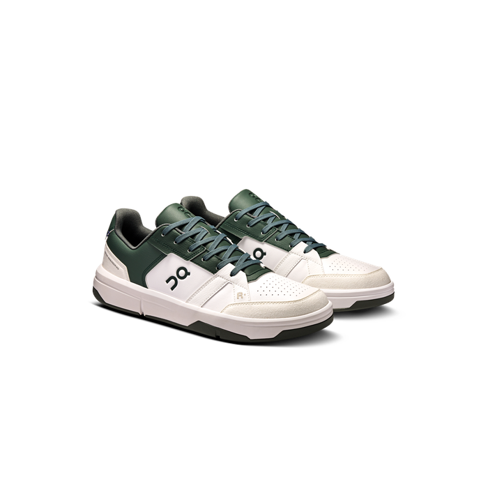 ON Running Men's THE ROGER Clubhouse White | Olive