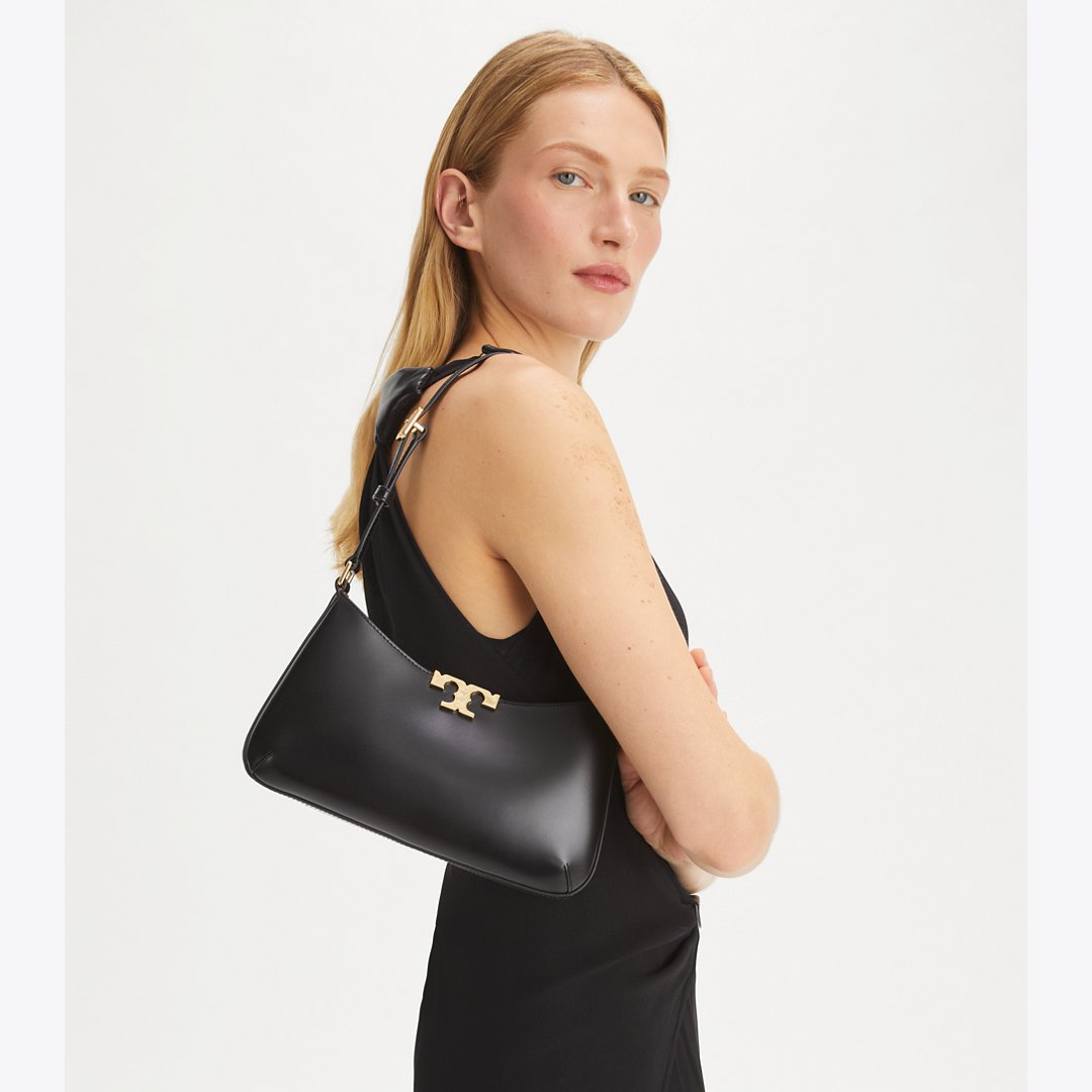Tory Burch Eleanor Slim Shoulder Bag Black