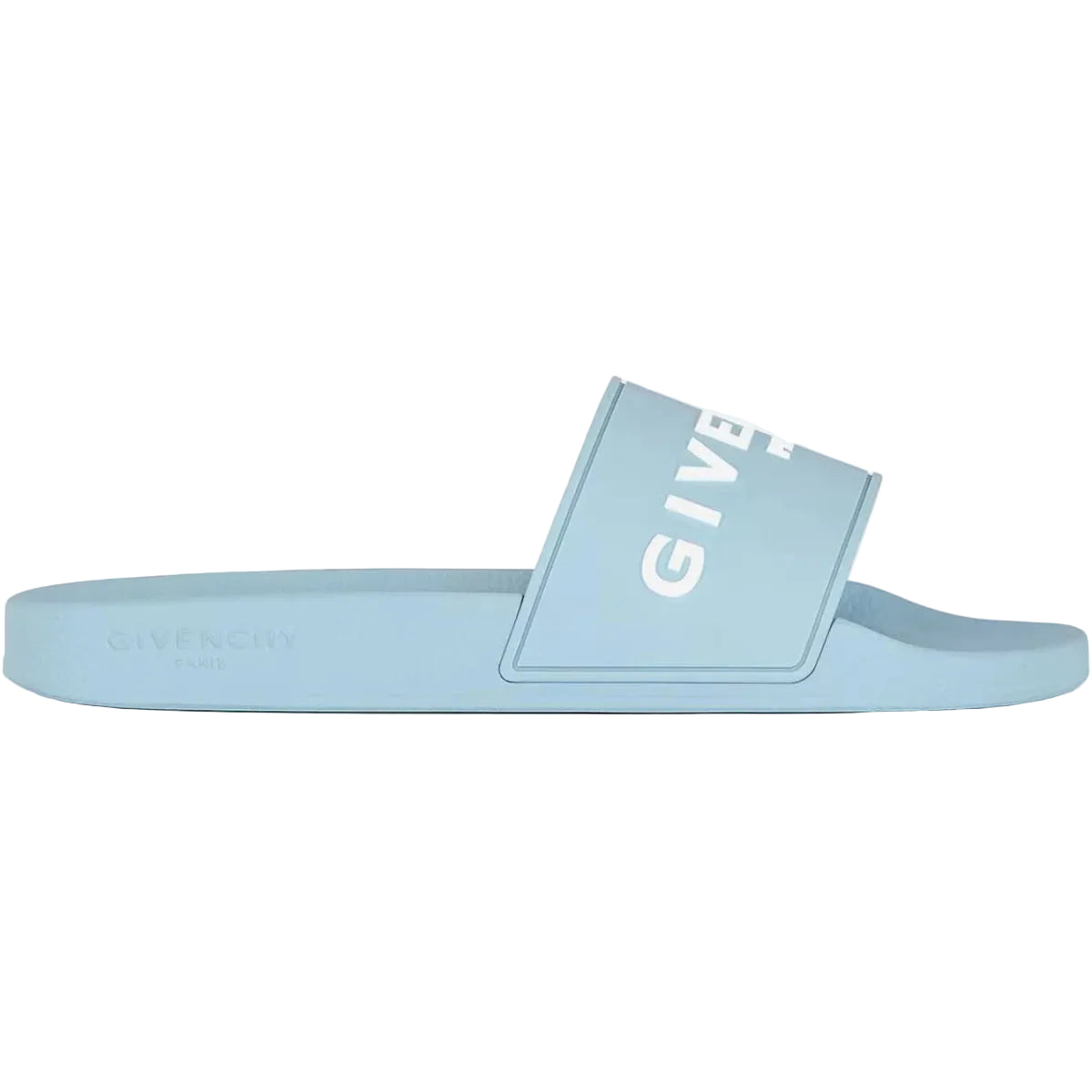 GIVENCHY POOL SLIDES BRIGHT LIGHT BLUE
