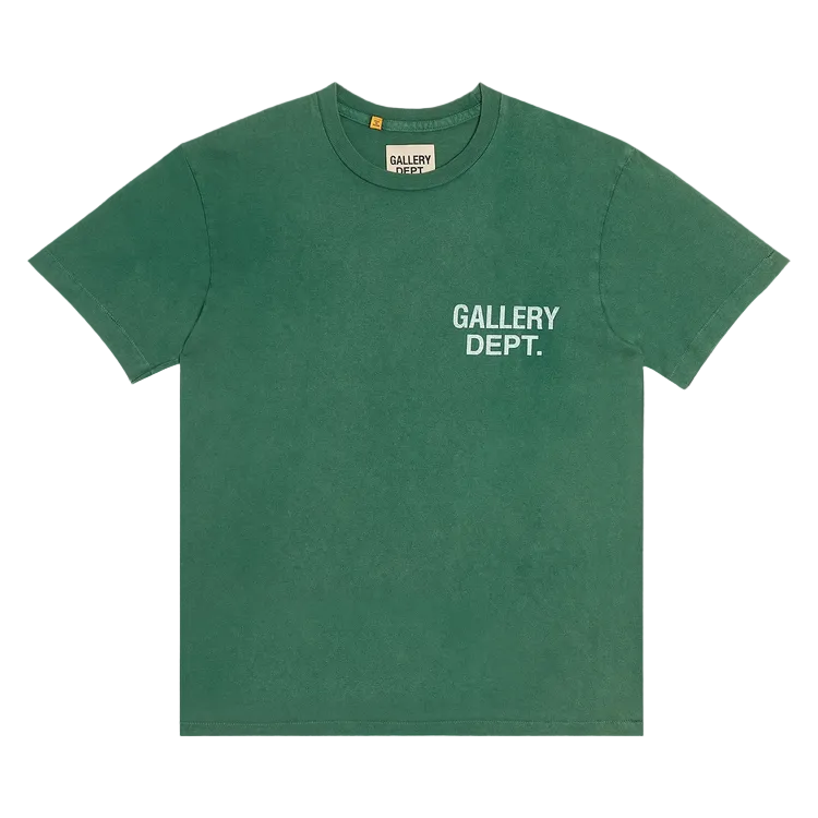 GALLERY DEPT VINTAGE LOGO TSHIRT GREEN