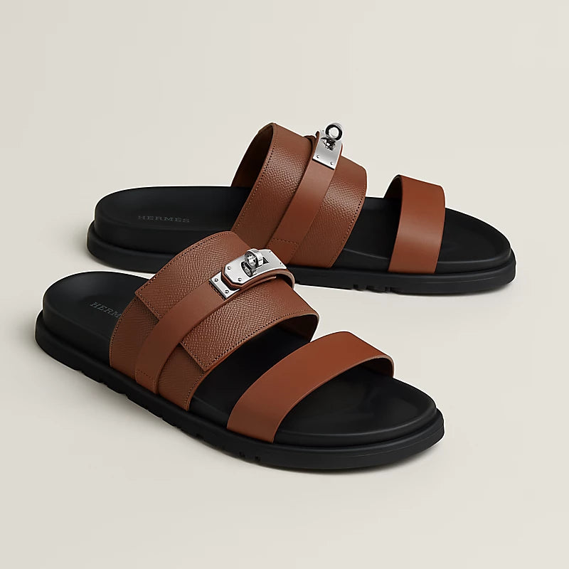 Hermes Jackson Sandal Gold