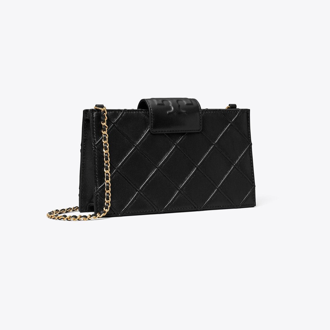 Tory Burch Mini Fleming Crossbody Black