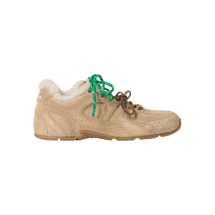 New Balance x Miu Miu 530 SL 'Bleached Ecru Shearling'
