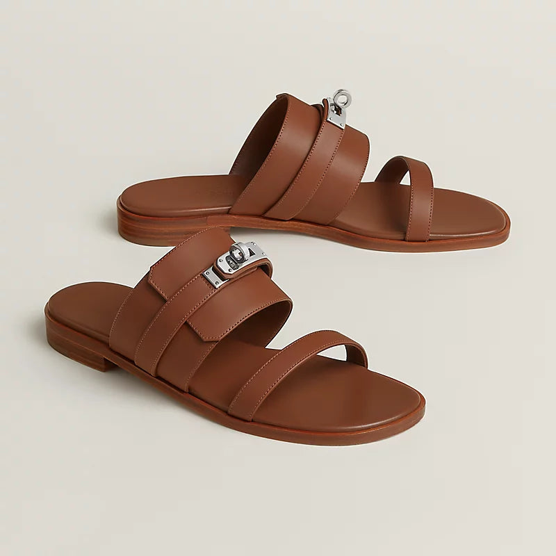 Hermes Nina Sandal Gold