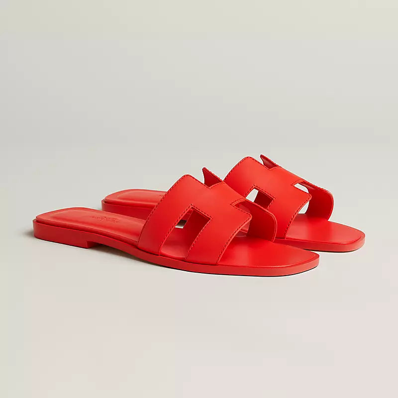 Hermes Oran Sandal Rouge Grenadine