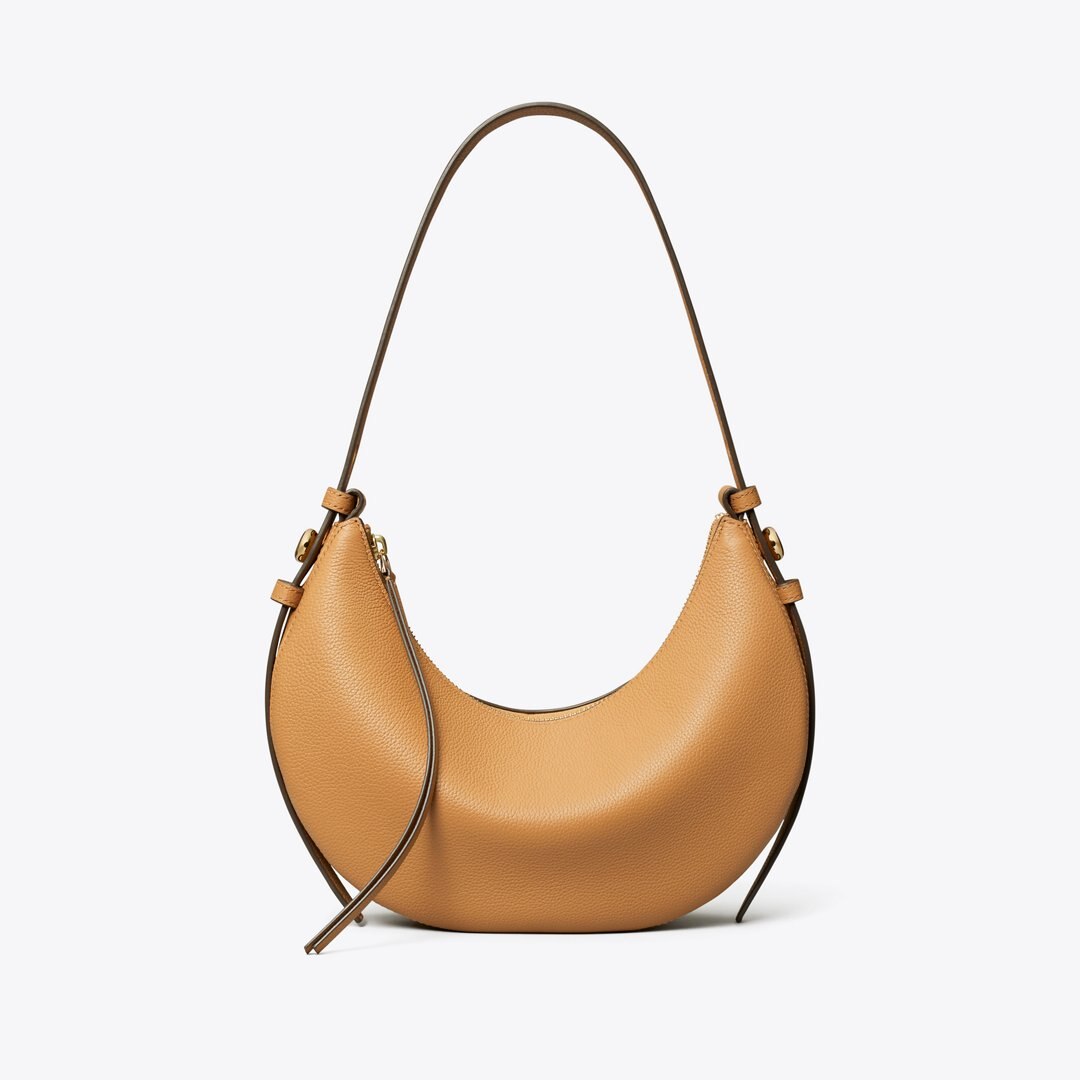 Tory Burch Romy Half Moon Bag Tiramisu