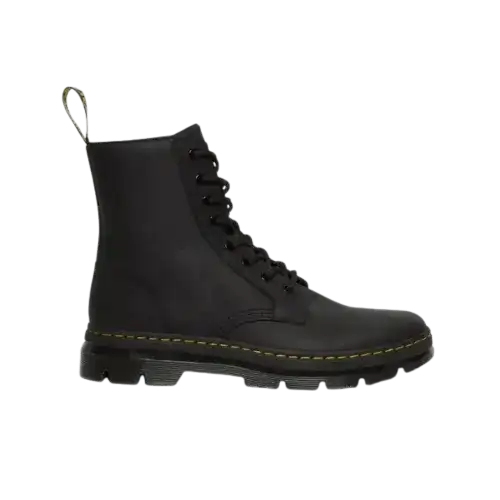 Dr Martens Combs Leather Casual Boots Black
