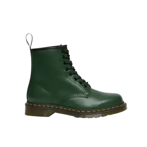 Dr Martens 1460 Smooth Leather Lace Up Boots Green