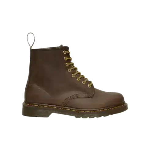 Dr Martens 1460 Crazy Horse Leather Lace Up Boots Brown