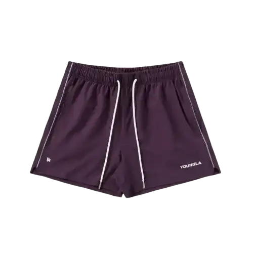 YoungLA Leg Day Shorts Deep Purple