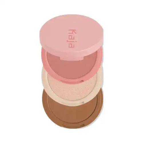 Kaja Play Bento Cream Bronzer, Powder Blush & Highlighter Trio
