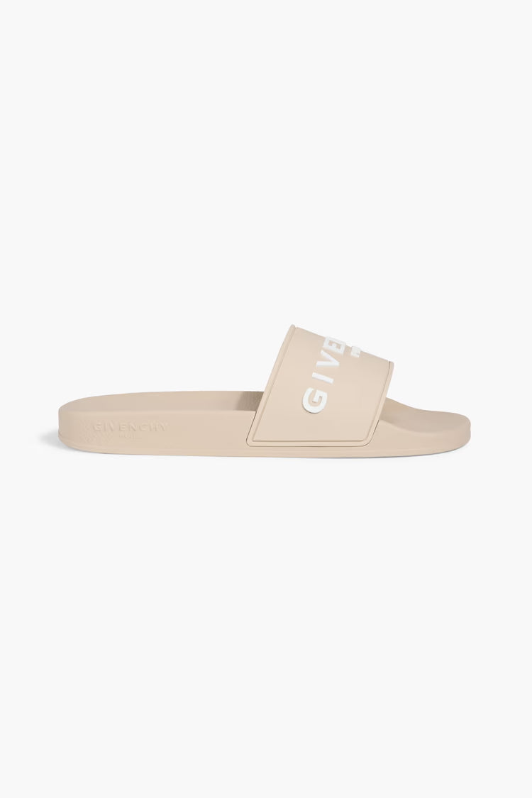 GIVENCHY Appliquéd rubber slides