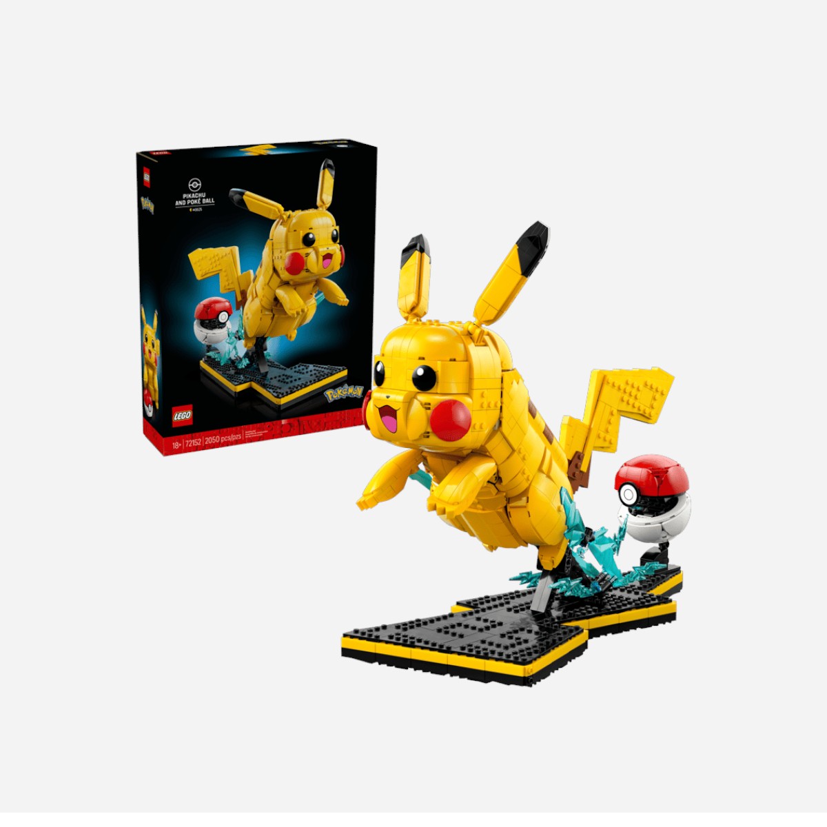 LEGO X Pokemon Pikachu and Poke Ball Set #72152