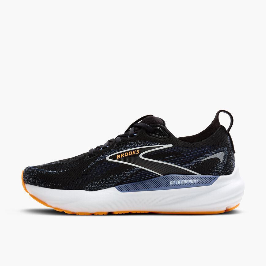 Brooks Glycerin GTS 22 Black/Country Blue/Orange Pop