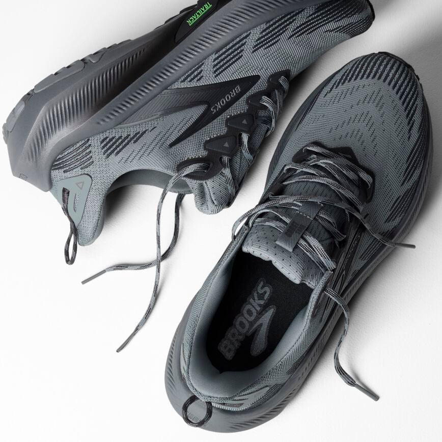 Brooks Ghost Trail Gray/Gray/Blackened Pearl