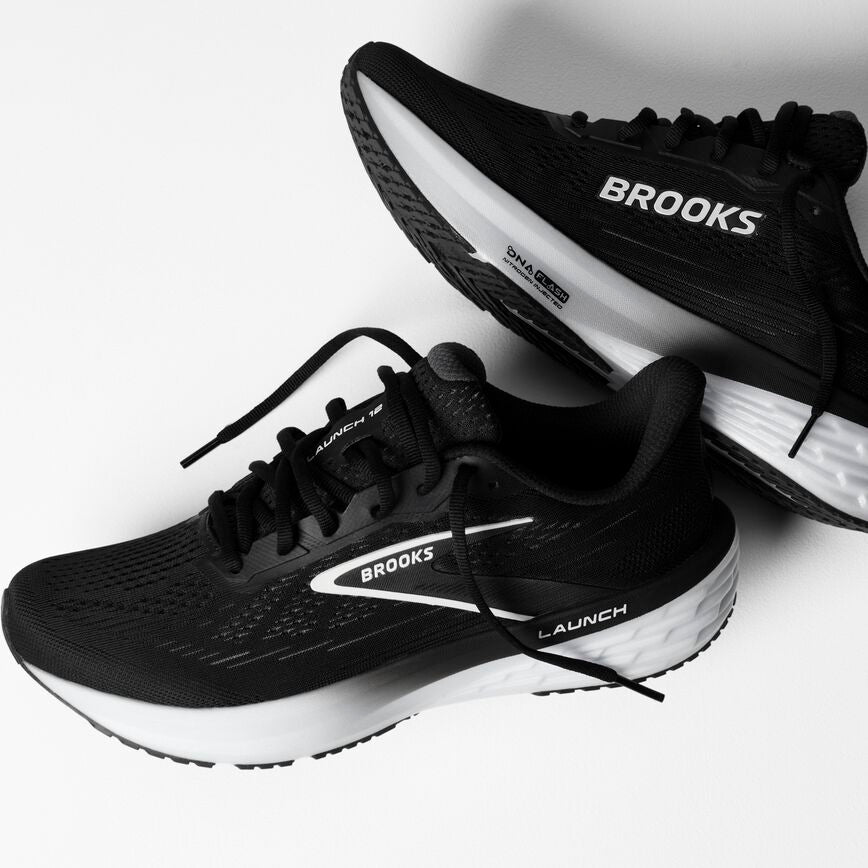 Brooks Launch 12 Black/Grey/White