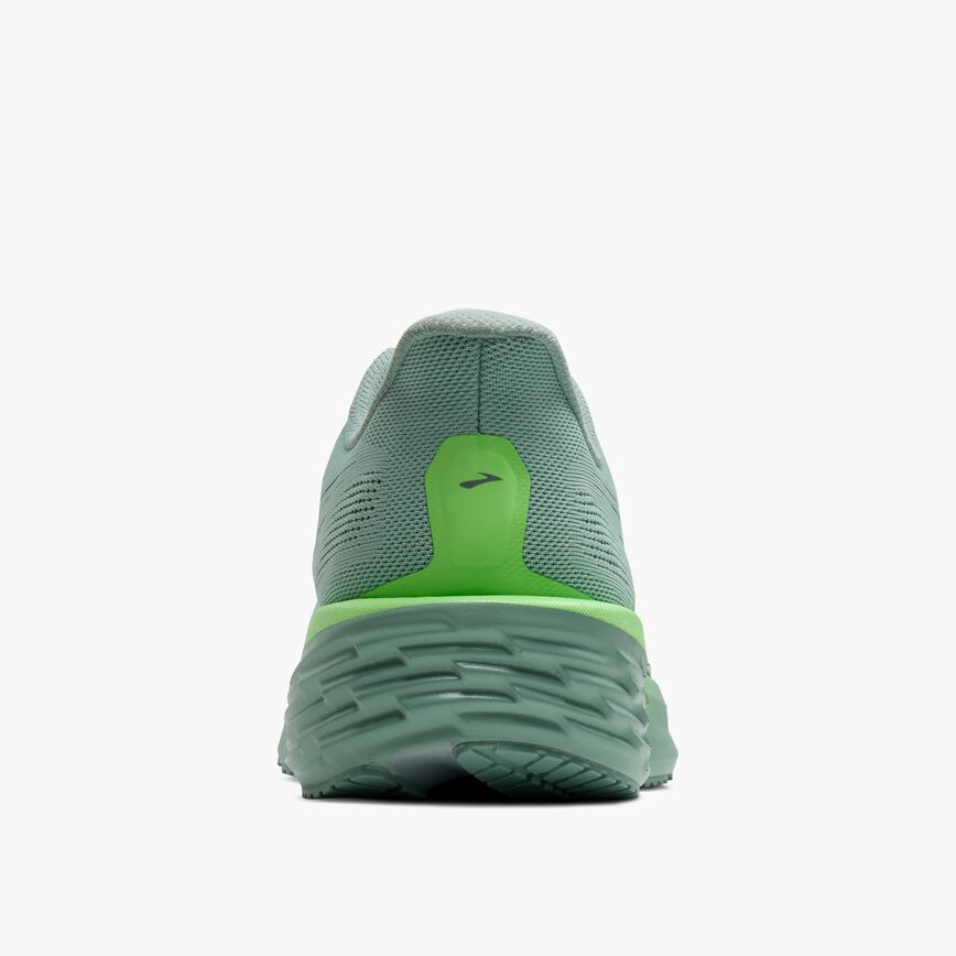 Brooks Launch 12 Gray Mist/Green