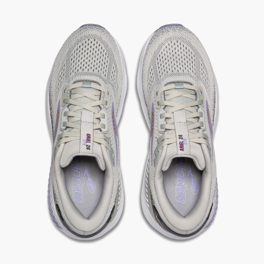 Brooks Ariel GTS 24 Mercury/Ebony/Sweet Lavender (Women's)