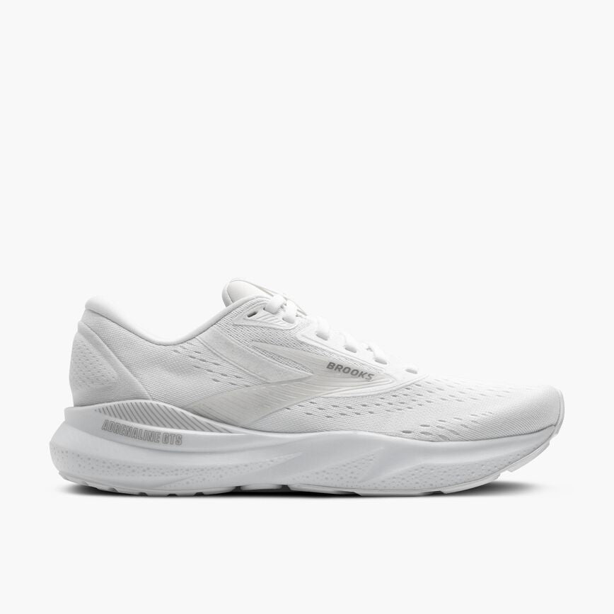 Brooks Adrenaline GTS 24 White/Oyster/Alloy (Women's)