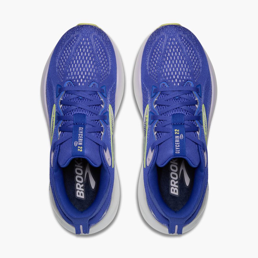 Brooks Glycerin 22 Amparo Blue/Hyper Iris/Yellow (Women's)