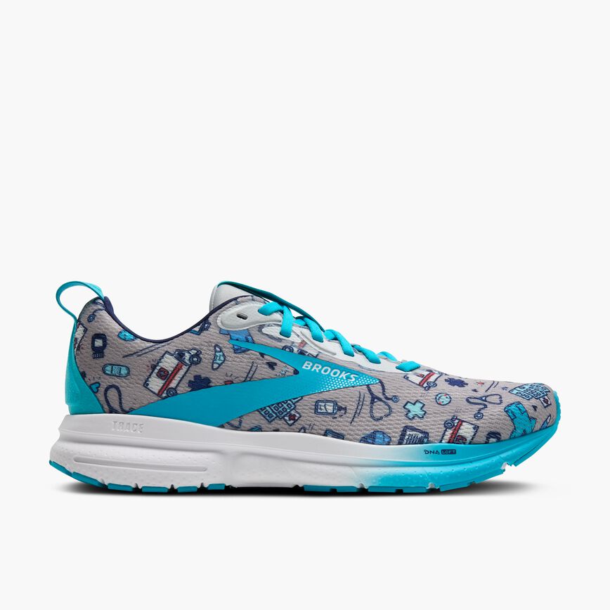 Brooks Trace 4 Grey/Blue/Red (Women's)
