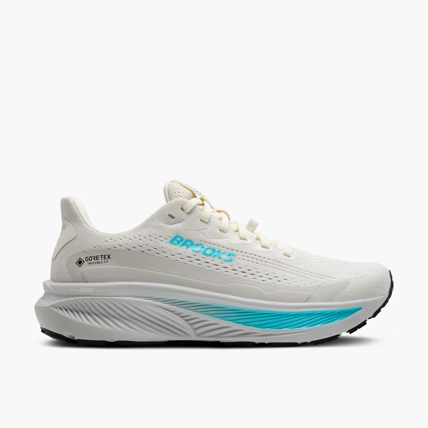 Brooks Ghost 17 GTX Coconut/Oyster/Blue (Women's)