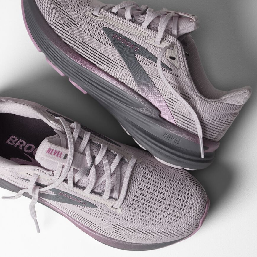 Brooks Revel 8 Mauve/Ebony/Pink (Women's)