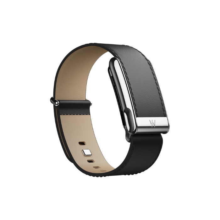 Leatherluxe Straight Black/Cream with Titanium