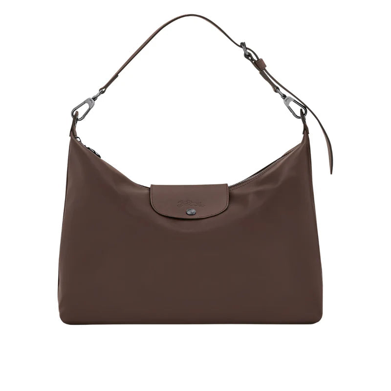 LONGCHAMP Mocha Le Pliage Xtra XL Hobo Leather bag