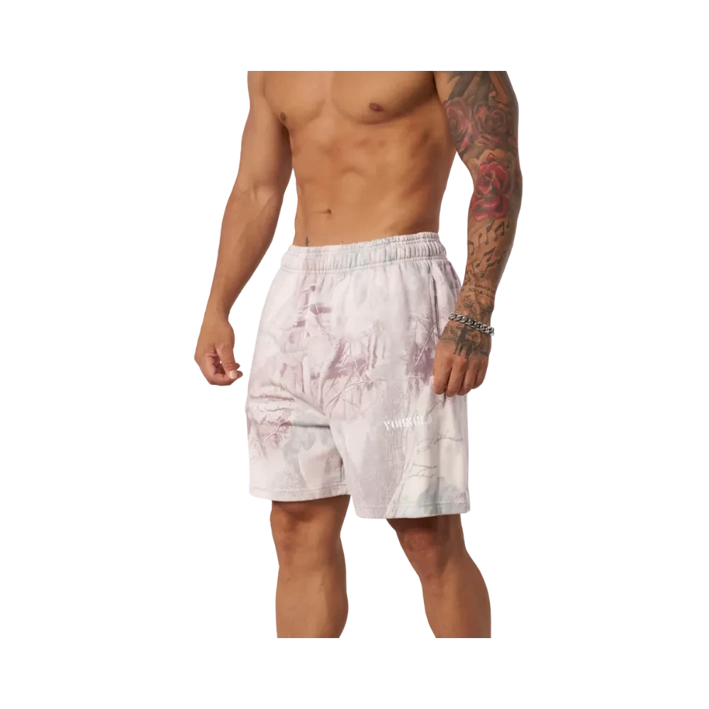 YoungLA Tree Camo Collection Shorts Desert Tan Tree Camo