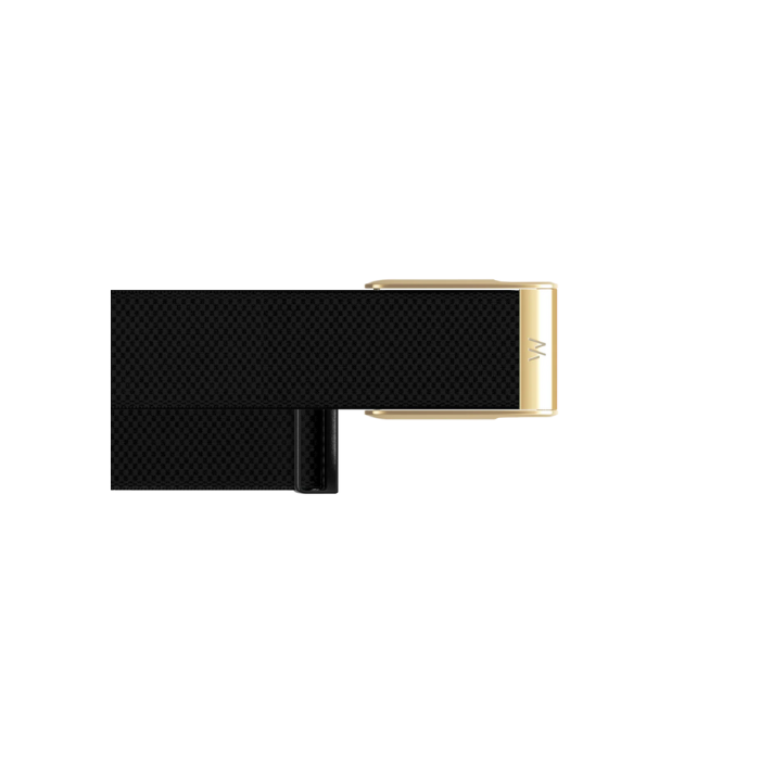 Whoop MG Superknit Luxe Obsidian with Gold Band (12 Month Subscription Included)