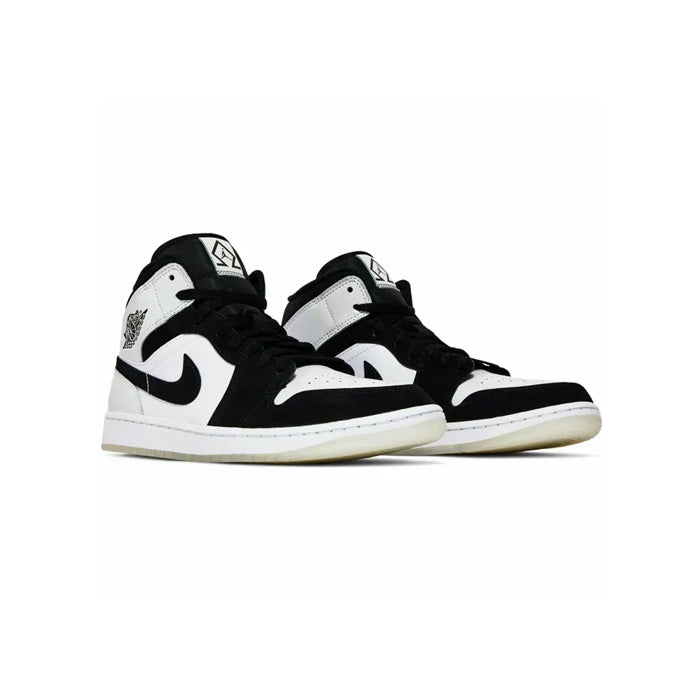 Air Jordan 1 Mid SE "Black and White / Diamond"