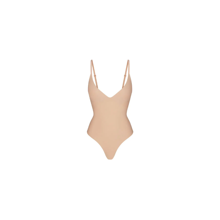 Skims Body Push-Up Thongs Bodysuit Clay