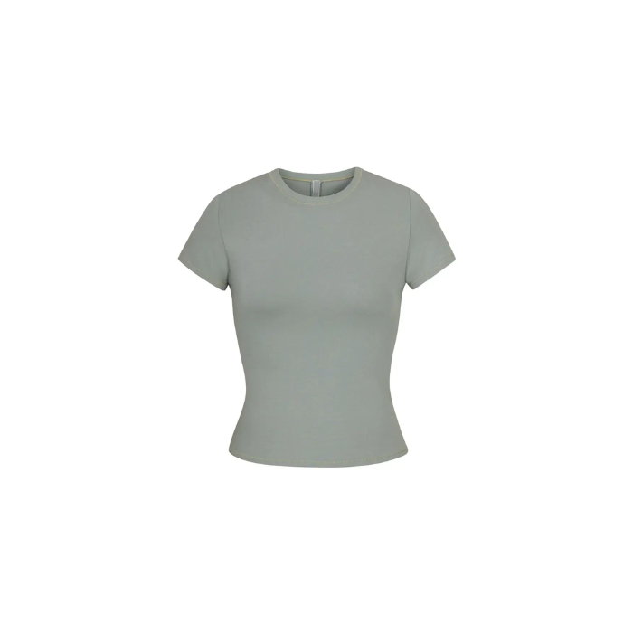 Skims Cotton Jersey T-shirt Mineral
