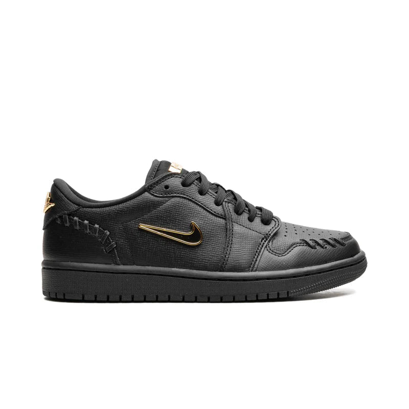 Jordan 1 Low Method of Make Black Metallic Gold (W)