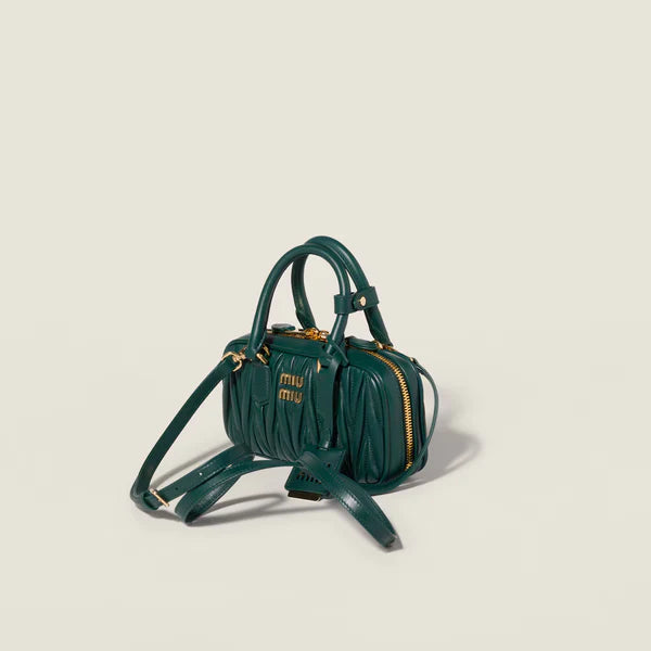 Miu Miu Arcadie matelassé nappa leather mini-bag