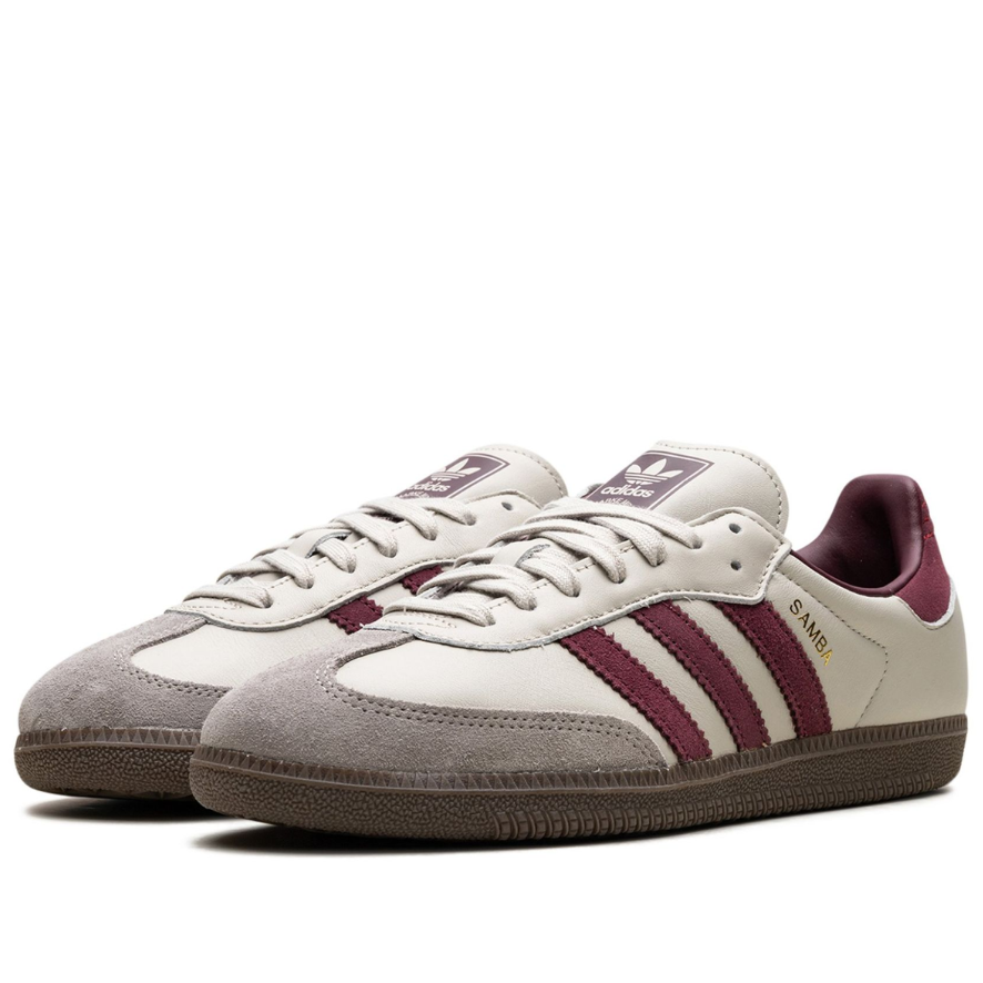 adidas Samba OG Putty Grey Maroon