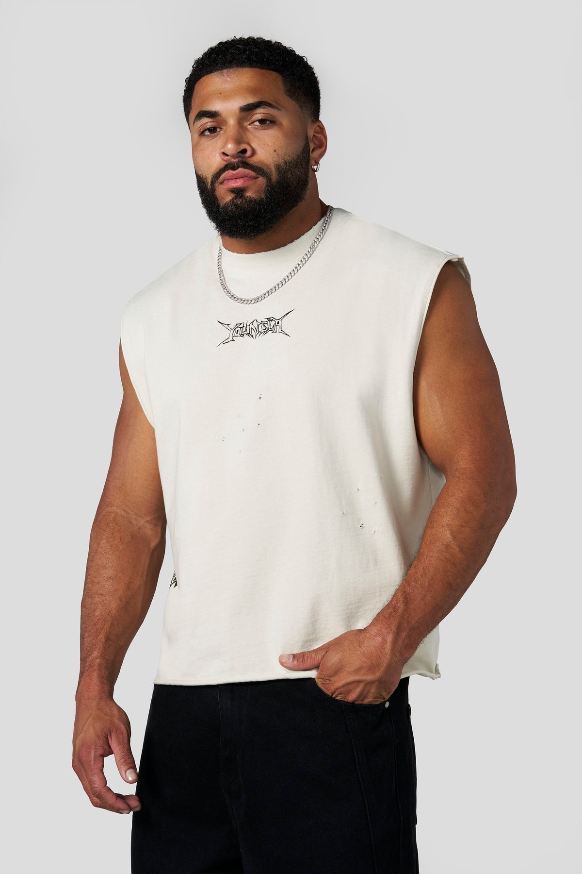 3096 - Eagle Cutoffs Off-White - Unmatched Kicks-YOUNG LA