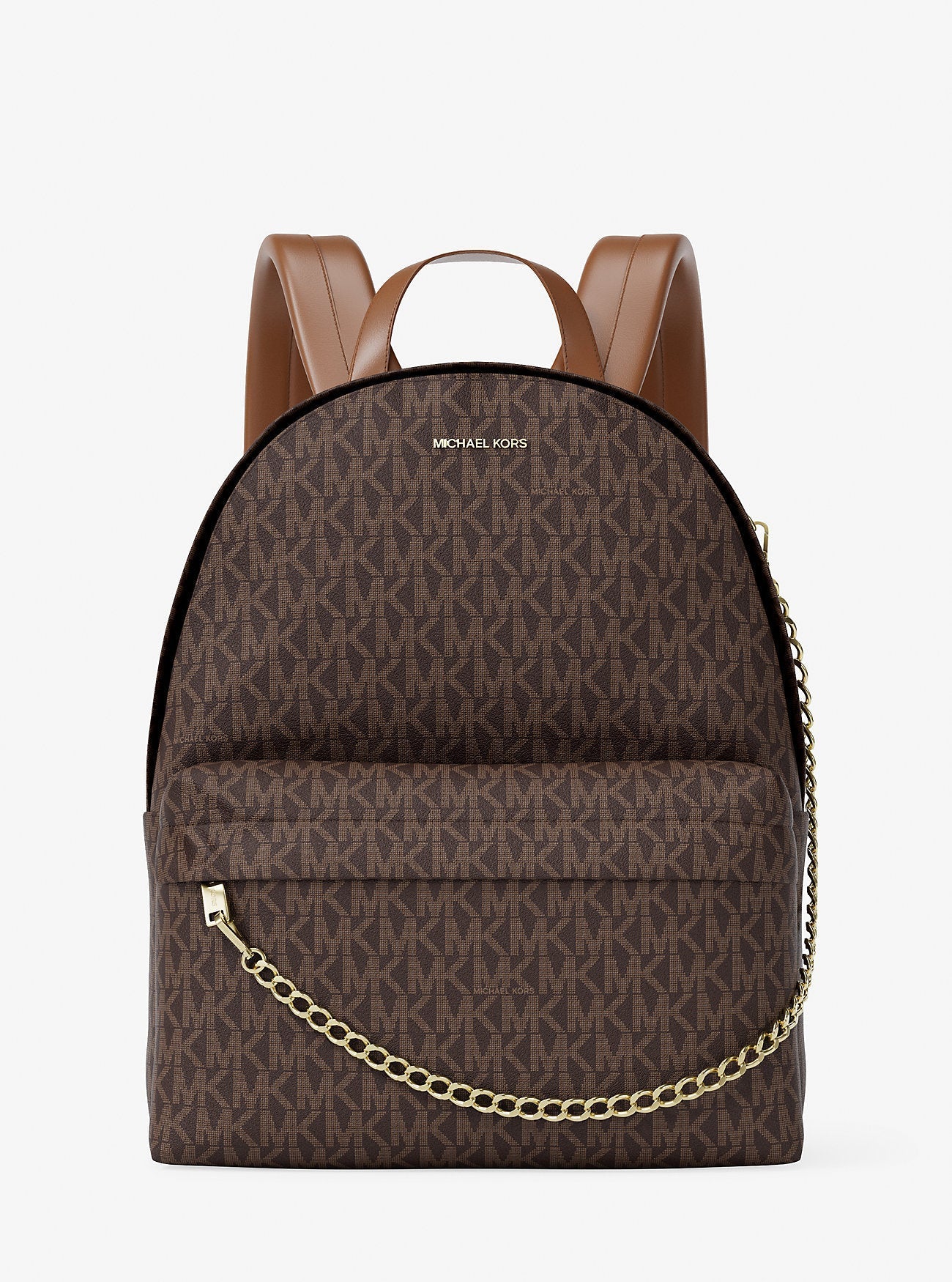Slater Medium Signature Logo Backpack Brown Brown