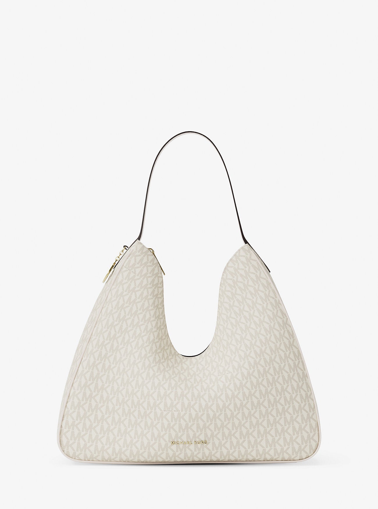 Nayla Medium Signature Logo Shoulder Bag Lt Crm Multi Lt Crm Multi