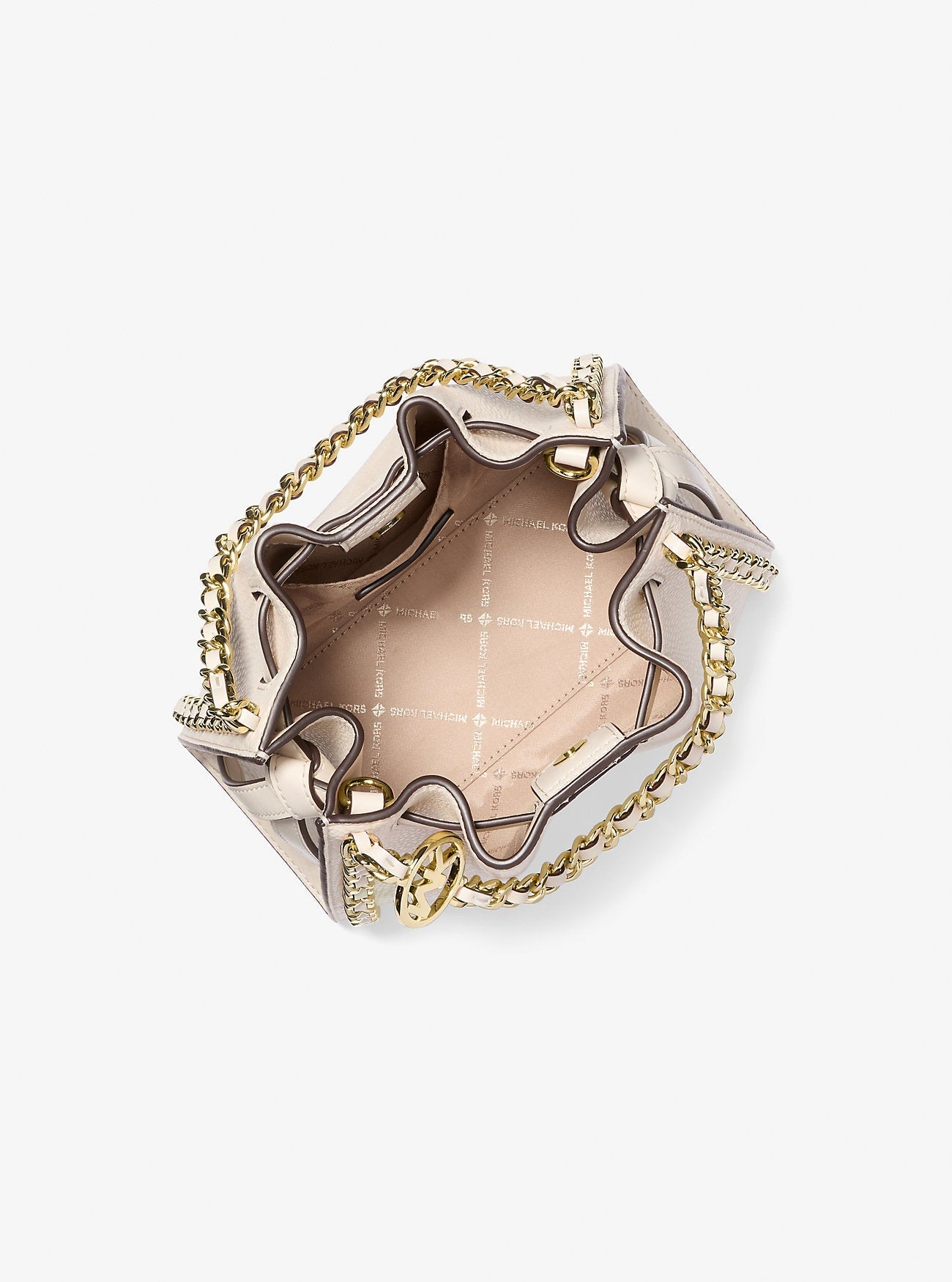 Mina Small Chain Crossbody Bag Lt Cream Lt Cream